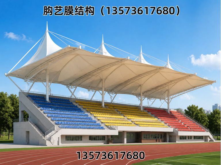 奎文区膜结构看台展示图