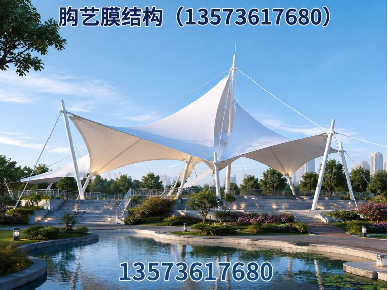 奎文区膜结构加油站展示图